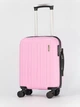 Чемодан пластиковый для ручной клади Lowcost лоукост Wizz Air 40 x 20 x 30 розовий - изображение 1