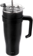 Kubek termiczny Orion z uchwytem stalowy Czarny 1.2 l (8592381223557) - obraz 1
