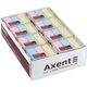 Набір гумок Pastelini у пластиковому боксі, 3 шт. асорті Axent 1198-A - зображення 4