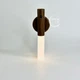 Светильник LED настенный с датчиком движения, под дерево Induction lamp, аккумуляторная лампа-ночник с теплым светом, магнитным креплением и USB-зарядом, для спальни, коридора, кухни Темное дерево WSD-058-DarkWood - изображение 2