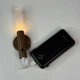 Светильник LED настенный с датчиком движения, под дерево Induction lamp, аккумуляторная лампа-ночник с теплым светом, магнитным креплением и USB-зарядом, для спальни, коридора, кухни Темное дерево WSD-058-DarkWood - изображение 3