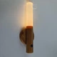 Светильник LED настенный с датчиком движения, под дерево Induction lamp, аккумуляторная лампа-ночник с теплым светом, магнитным креплением и USB-зарядом, для спальни, коридора, кухни Светлое дерево WSD-058-LightWood - изображение 15
