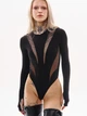 Боди из стрейча кулира Шайн TUR WEAR Черный M - изображение 1
