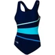 Купальник Aqua Speed Stella 352-410 темно-синій, бірюзовий 38 (5908217668905) - изображение 1