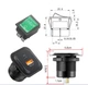 Автомобильная зарядка двойная 2 USB + PD Type-C роз'єм QC 3.0 панель розеток. Гнездо прикуривателя с кнопкой Зеленая подсветка (00077) - изображение 4