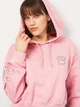 Худи теплое женское Nike Sportwear Club Oversized HJ0925-699 XS Розовое (0197861301510) - изображение 4