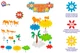 Дитячий конструктор з шестернями на 66 деталей Джунглі Комбінований (4184030177) - зображення 3