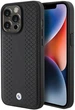 Etui plecki BMW Leather Diamond Pattern do Apple iPhone 15 Pro Max Black (3666339142575) - obraz 1