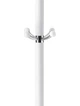Wieszak na ubrania Massido stojący z marmurową podstawą 176 cm Biały 684101 (5903890613396) - obraz 3