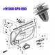 Кліпса карти дверей Daewoo Lanos, Honda, Hyundai, Mitsubishi 91560SP0003 - зображення 2