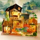 Кукольный дом конструктор DIY House P018-B Японский Дом с садом сборный румбокс - изображение 4