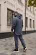 Чоловічій теплий костюм на флісі Софт шел Intruder з прогумованою блискавкою вшитим капюшоном вітро та волого захистом та манжетами сірий/3XL - зображення 5