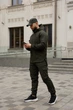 Чоловічій теплий костюм на флісі Софт шел Intruder з прогумованою блискавкою вшитим капюшоном вітро та волого захистом та манжетами хакі/3XL - зображення 3