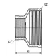 Муфта редукційна Thermo Alliance Forte 2"х1" ВВ SF3575025 - зображення 2