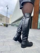 Ботфорти жіночі NIVELLE чорні натуральна шкіра зимові (4044) 38 - зображення 10