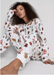 Бавовняні піжамні штани Primark Cotton Dog Print Family Christmas XL для дому та сну Білий (8551) - зображення 3