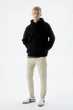 Штани Pull & Bear світло-бежевий OZQUA378 L - изображение 1