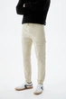 Штани Pull & Bear світло-бежевий OZQUA378 L - изображение 3