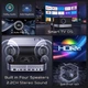 Проектор Aurzen Boom 3 500 ANSI люмен 4K, 1+8GB, LED 1080P, Wi-Fi, Bluetooth, для дому та офісу (F503 FCC) - зображення 6