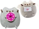 Набор мягких игрушек 2Life Pusheen cat с пончиком 18х15см и кот с письмом 12х15см Серый v-13426 - изображение 1