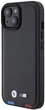 Etui plecki BMW Leather Stamp Tricolor do Apple iPhone 15 Black (3666339143343) - obraz 2