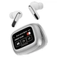 Наушники беспроводные LIVE BEAM 3 TWS с LED дисплеем, Bluetooth 5.4, ANC + ENC, 380mAh, IP55 White - изображение 1