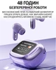 Бездротові навушники LIVE BEAM 3 TWS з LED дисплеєм, Bluetooth 5.4, ANC + ENC, 380mAh, IP55 Black - зображення 7