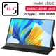 Монитор портативный 133UC / 13.3'' / IPS / 3840x2160 4K / Type-C / HDMI / jack 3.5 мм / второй экран - изображение 1