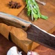 Топорик кухонный "Полумесяц" цельнометалический с фактурой битого камня - изображение 2