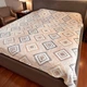 Плед Евро Colorful Home "Стрижка" 200 х 220 см (38096) Серо-бежевые ромбы - изображение 6