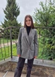 Жакет женский в клеточку двубортный H&M Серый 17974 XS (на укр 40-42) - изображение 7