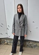 Жакет женский в клеточку двубортный H&M Серый 17974 XS (на укр 40-42) - изображение 9