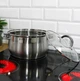 Каструля Edenberg EB-3727 з кришкою 6.5 л п’ятишарове дно - зображення 9