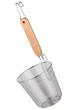 Круглая корзина для фритюра Edenberg 12×23×36 см из нержавейки (EB-18252) - изображение 6