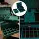Ювелирная шкатулка для украшений изумрудная 25×17×11 см с замком - изображение 6