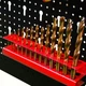 Металлическая перфорированная панель для инструментов 80×60 см с крючками — настенный органайзер - изображение 2