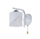 Потолочная люстра Sirius 07245/1 Matte White+CR на 1 плафон - изображение 2