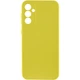 Чехол TPU GETMAN Liquid Silk Full Camera для Samsung Galaxy A35 Желтый / Flash - изображение 1