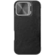 Кожаный чехол-книжка Nillkin Qin Prop для Apple iPhone 16 (6.1") Black - изображение 2