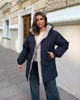 Куртка двостороння, колір Бежевий Fashion 9DN_4409-8530Beige-Dark blue 5XL 2000000969480 - зображення 4
