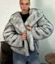 Шуба з еко хутра, колір Сірий Fashion NG_832Grey M 2000001001929 - зображення 2