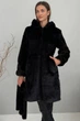 Шуба зі штучного хутра, колір Темно-коричневий Nenka 8Nk_3589-с01DBrown S 2000000995410 - изображение 4