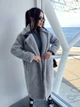 Шуба з еко хутра, колір Сірий Fashion NG_30800Grey M 2000001002346 - изображение 6