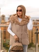 Куртка -трансформер, колір Бежевий Fashion 9DN_4409-т01Beige M 2000000969985 - изображение 4