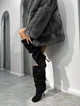 Шуба з еко хутра, колір Темно-сірий Fashion NG_614DGrey M 2000001002025 - изображение 7
