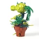 Конструктор цветов Peashooter Горохострел — цветок букет растение с Plants vs. Zombies - изображение 3