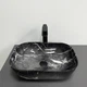 Умывальник (раковина) VBI RAVENNA BLACK OPAL GLOSSY накладной - изображение 2