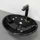 Умивальник (раковина) VBI PARMA BLACK GLOSSY накладний - изображение 1