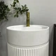 Умивальник (раковина) VBI MIRANO WHITE MATT підлоговий - изображение 3
