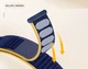 Нейлоновий ремінець для Huawei Band 8 / 9 з липучкою, Green - зображення 2